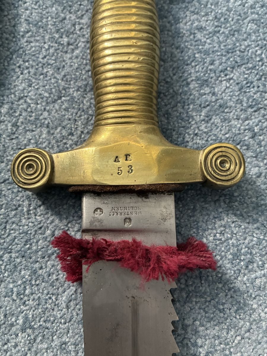 Stichwaffen: Faschinenmesser 1832/52 AR – Gebraucht aus Gutenswil von Antiques77 2