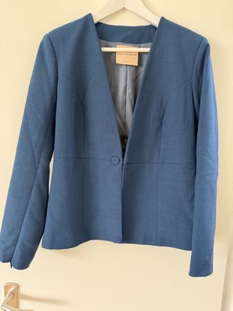 Erika Cavallini Blue Blazer - Stylish & Perfect  for Autumn