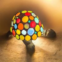 Tiffany Schildkrötenlampe – Buntglas – OVP