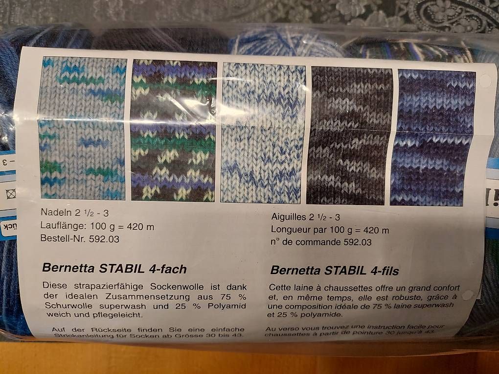 Lana: 5x100g Sockenwolle  – Usato da Rothrist venduto da lil_6mn9 1