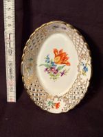 Herend Durchbruchschale oval – Meistermalerei Handgemalt