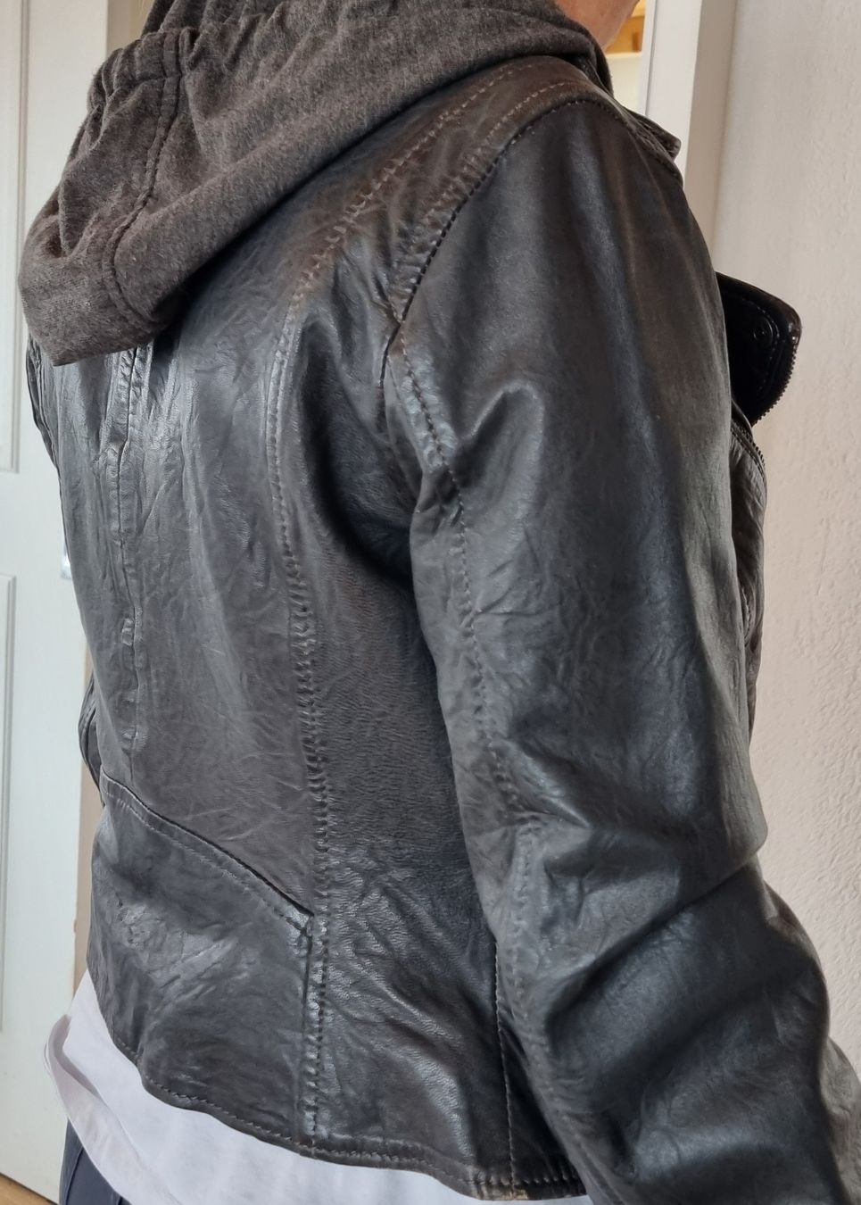 Giacche: Designer Leder-Jacke Grösse XS anthrazit – Nuovo (secondo la descrizione) da Heiden venduto da jaguar85 4