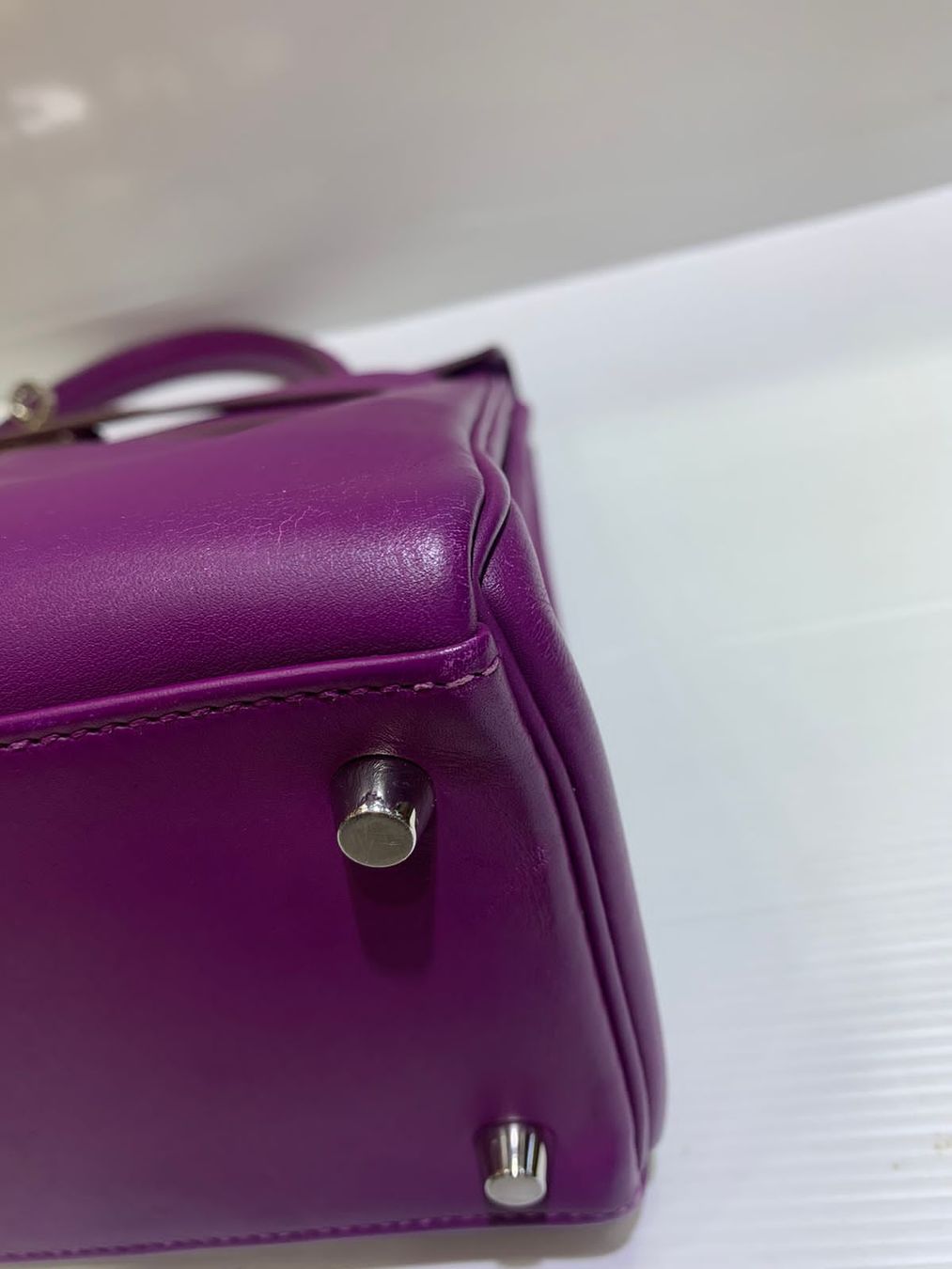 Hermès Taschen für Damen: Hermes Kelly28 Violet Swift Phw M Bababebi – Gebraucht aus Zürich von RoastedCocoNut 3