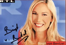 Birgit von Bentzel Autogramm signiert Foto 10x15cm