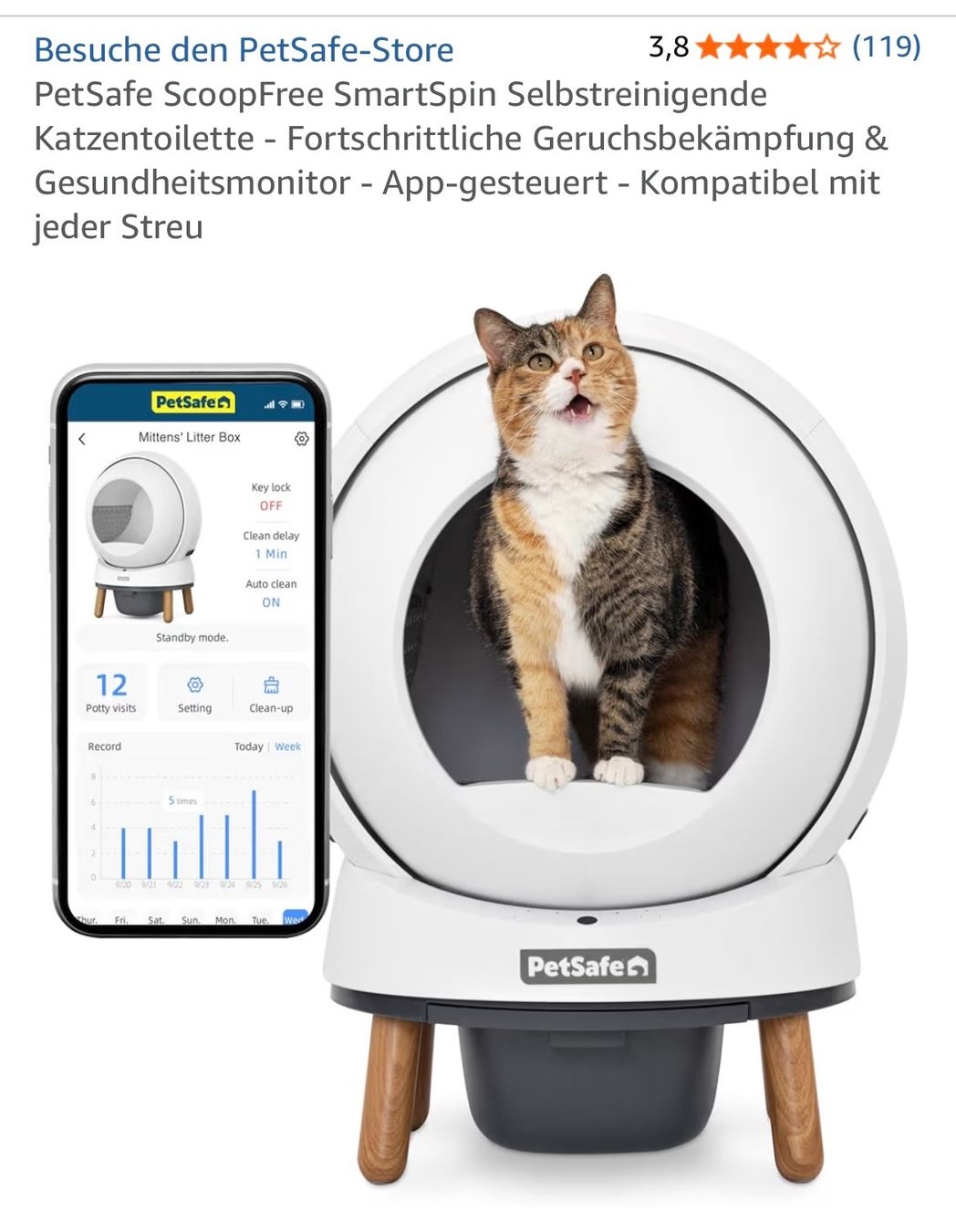WC: Selbstreinigendes Katzenklo – Usato da Heerbrugg venduto da Mytwingo65 1