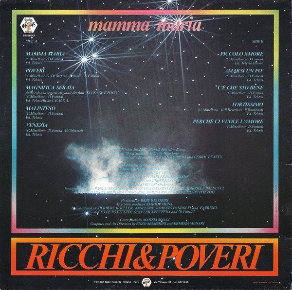 Dischi in vinile: Ricchi&Poveri: mamma maria – Usato da Neuchâtel venduto da Maudicia 1