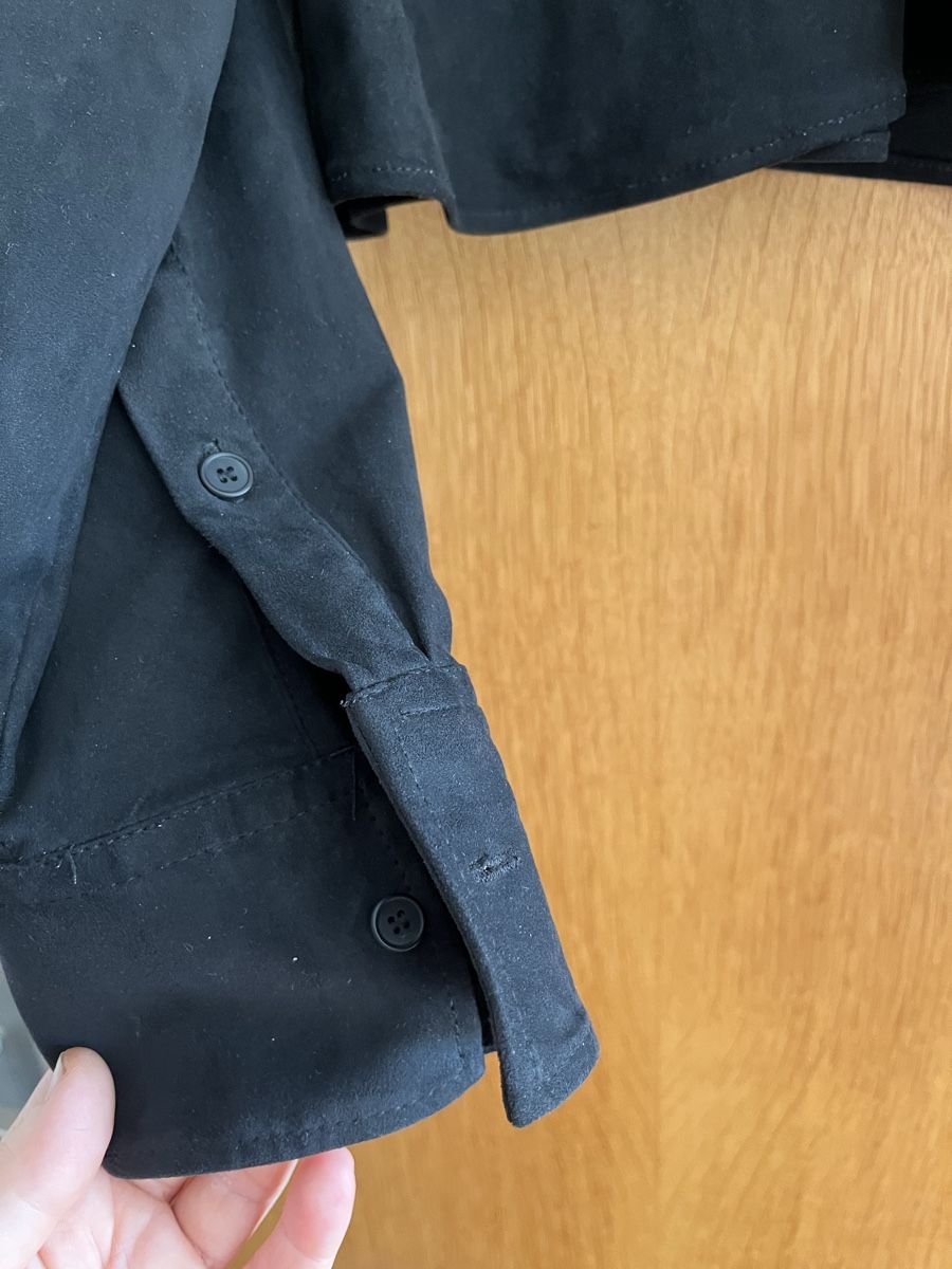 Zara Giacche: Zara cropped light jacket black suede effect size M – Usato da Zürich venduto da chisabella 2