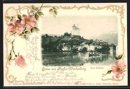 Litho Buchs-Werdenberg, Das Schloss, Blu