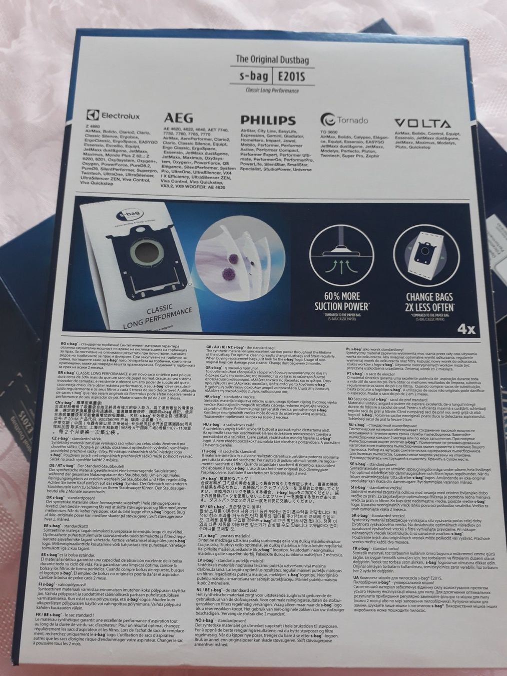 Electrolux Aspirapolveri & Accessori: Neue Electrolux s-bag E201S – Usato da Basel venduto da dilfa0 1