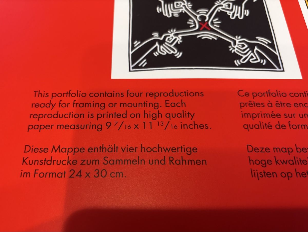 Poster & Bilder: Keith haring – Neu (gemäss Beschreibung) aus Schmitten FR von Moscasto 1