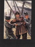 .Einheitskarte Flieger KP 13 , Nr. 9  ,GS mit Markenaufdruck