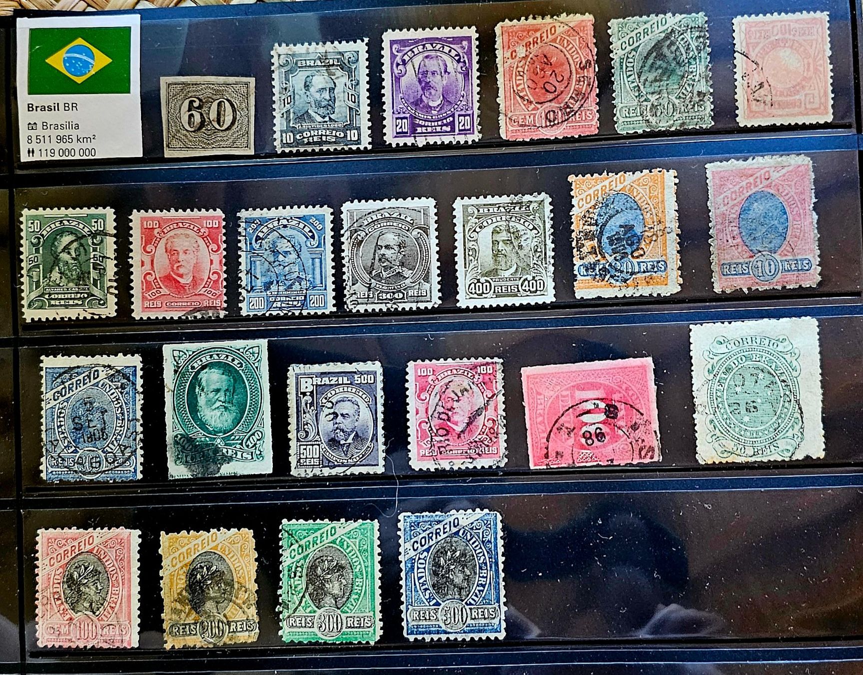 Tous les timbres: BRAZIL alte Marken ! – D'occasion à Les Valettes par Nuba1