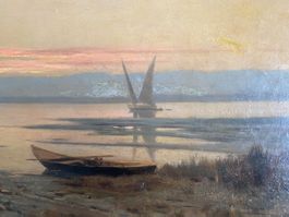 Gemälde Genfersee von Lemaitre Nathanaël