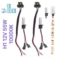 2x | Ampoules H1 12V 55W 10000K (Bleu) pour kit xénon 55W