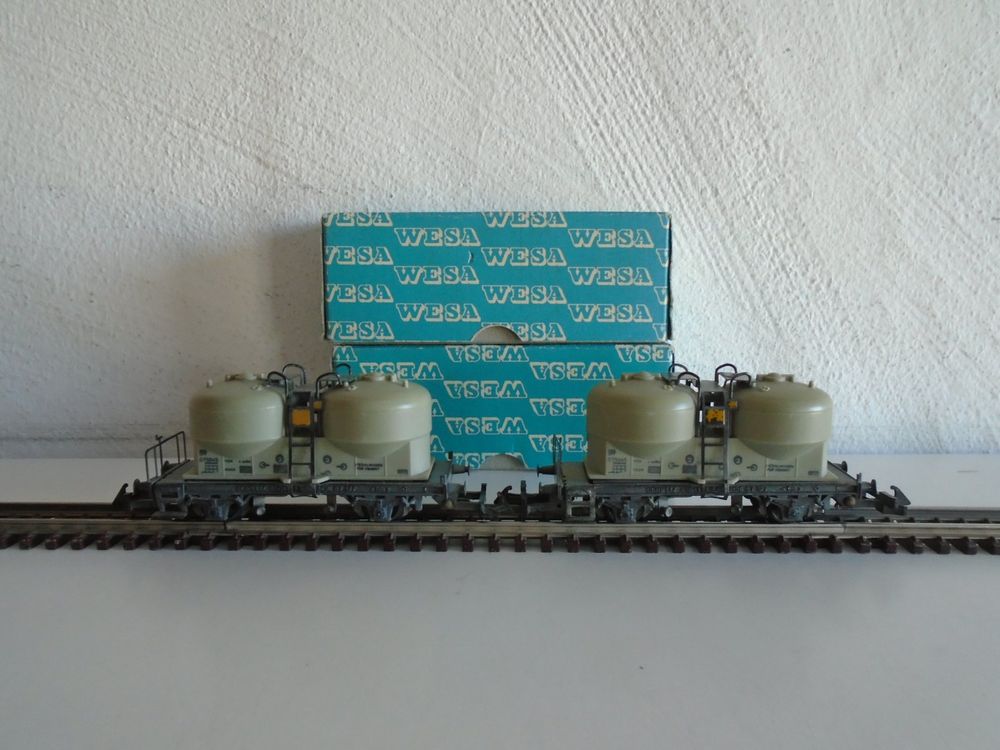 Wesa 13mm: Set mit 2 Zementsilowagen SBB, Nr. 280, mit OVP (Gebraucht ...