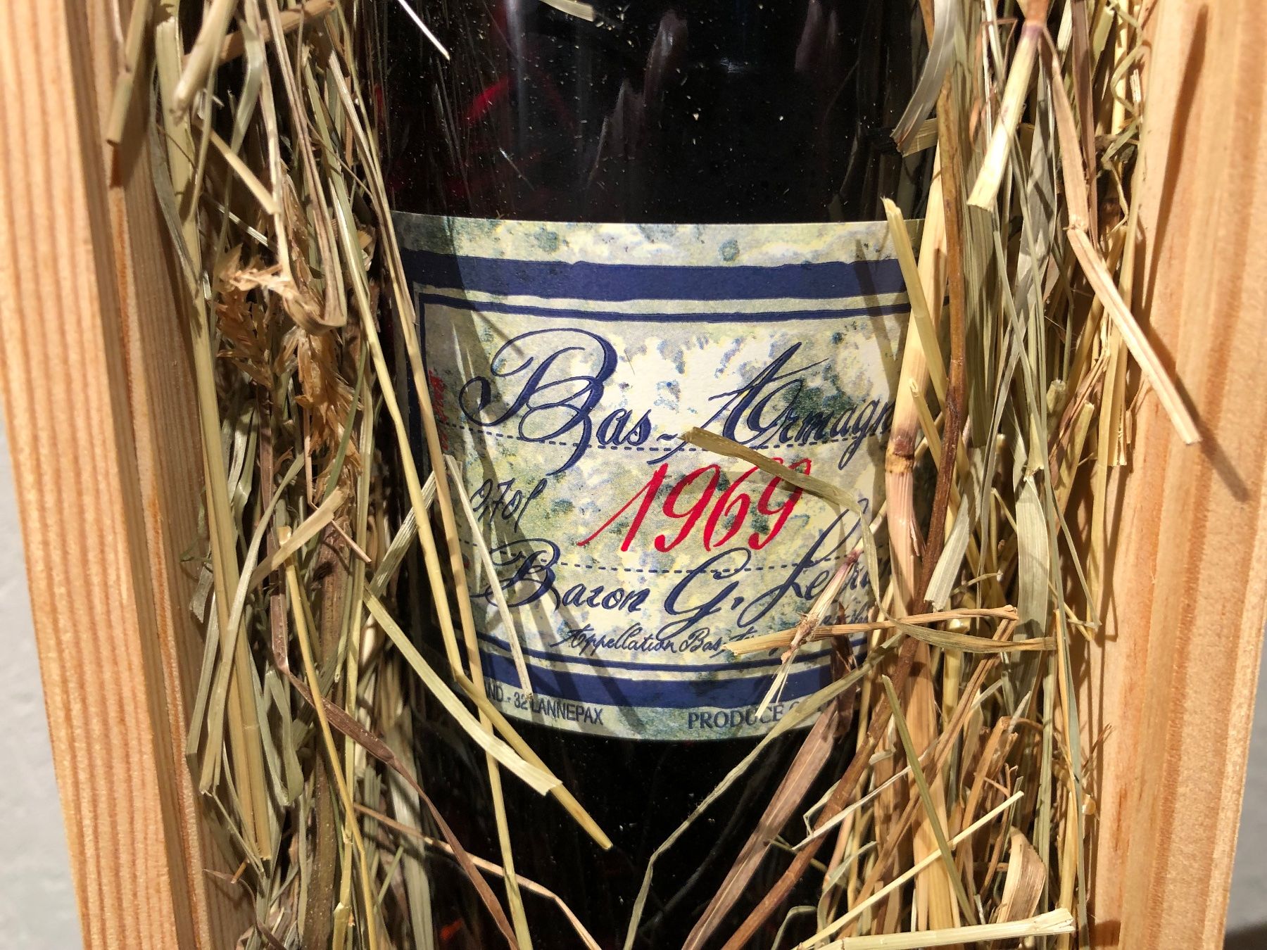 Bevande alcoliche: Bas Armagnac Baron G. Legrand 40% 1970 – Nuovo e nell'imballaggio originale da Wöschnau venduto da Vinsale 3
