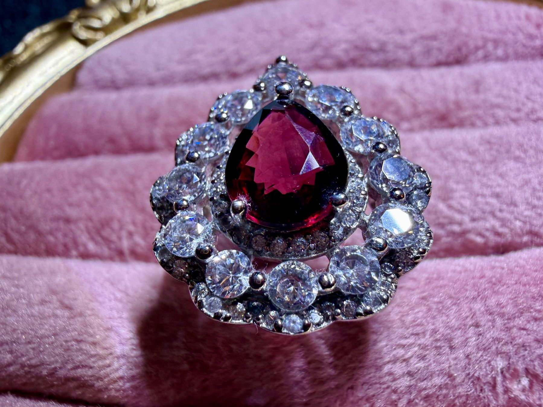 Anelli: Bague Grenat Somptueuse – Nuovo e nell'imballaggio originale da St-Maurice venduto da Sandrinette123 2