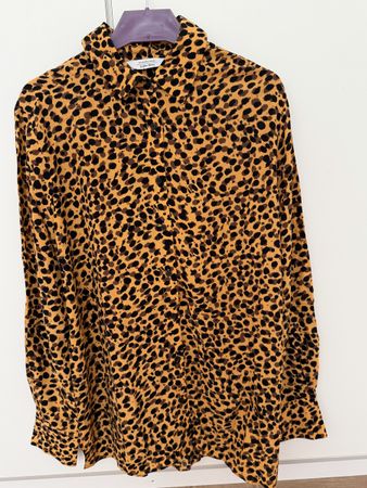 Leopard Print Blouse - & Other Stories - Size Medium