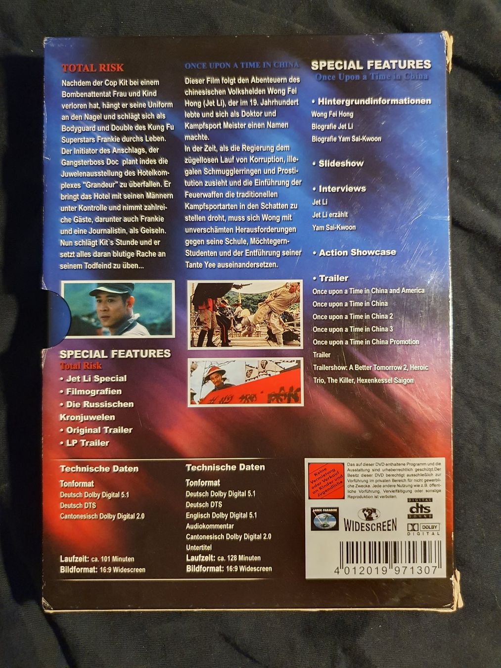 Tutti i DVDs: Jet Li Edition - DVD Collection (2 Action Klassiker) – Usato da Worb venduto da FroLok 1