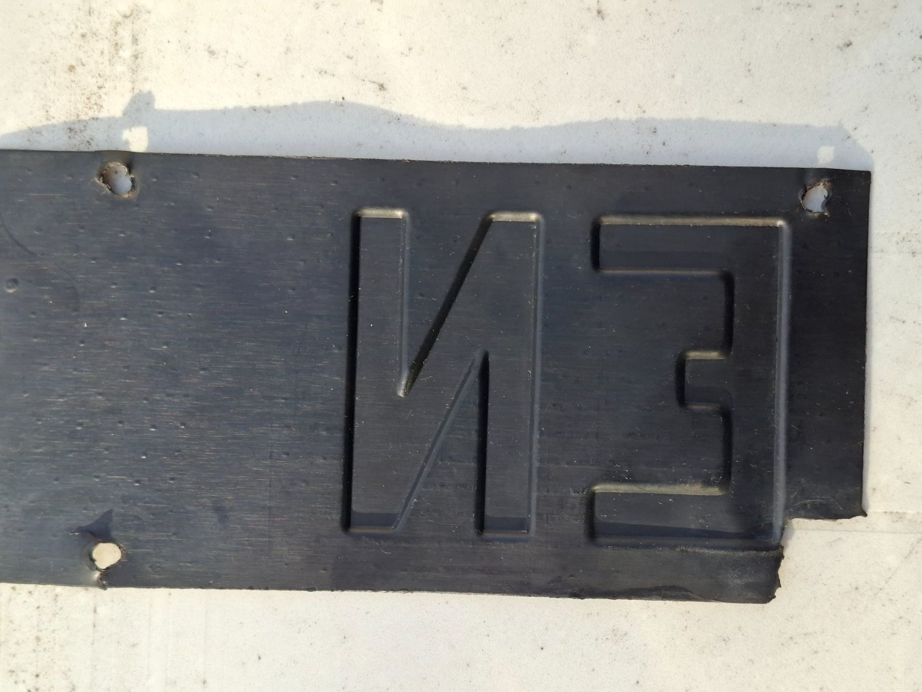 Insegne: Nummernschild Italien, Enna,  ca. 1980 – Usato da schwarzenburg venduto da mm07 1
