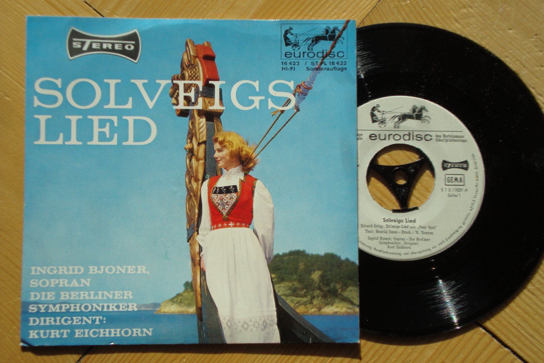 Dischi in vinile: SOLVEIGS LIED - EDWARD GRIEG – Usato da Bern venduto da Uli_10_11