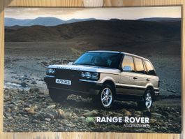 RANGE ROVER Accessories Prospekt 2002 2003 mit CH-Preisliste