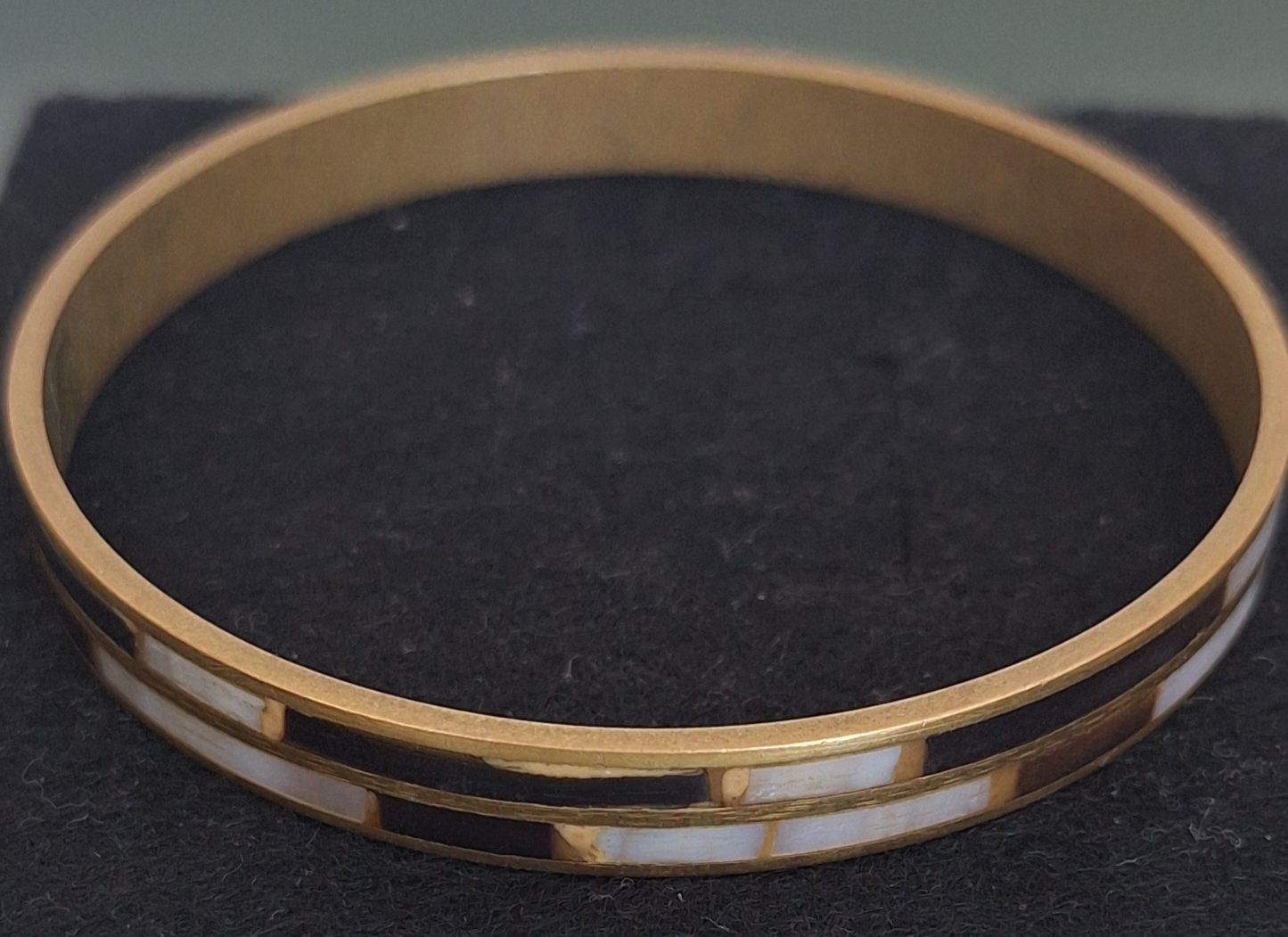 Bracciali & Braccialetti: Messing Armreif mit.Einlage – Usato da Kerzers venduto da ExpressoTerreno