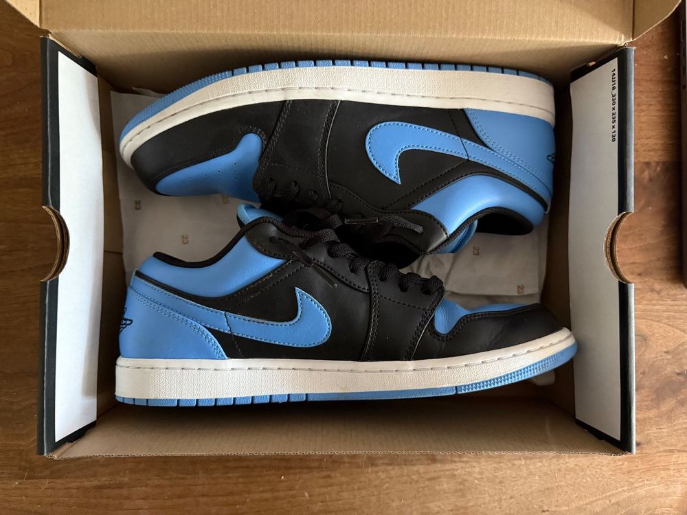 Nike Chaussures hommes: Nike Air Jordan basse bleu en taille 43 – Neuf (Voir description) à Grandcour par fam_wd9w 3