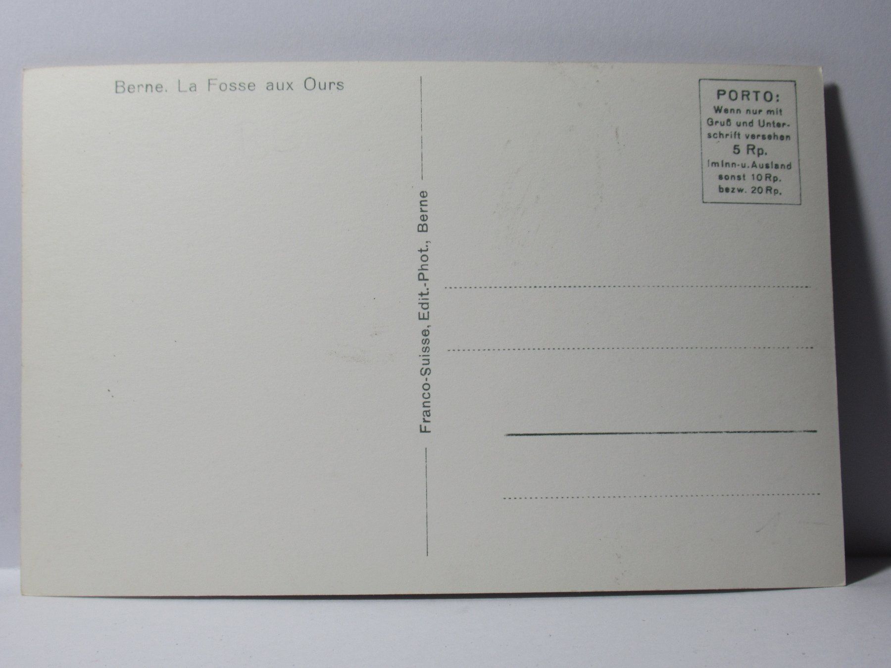 Cartes postales: Bern , Bärengraben , Bären – Neuf (Voir description) à Grenchen par Bluemchen1900 1