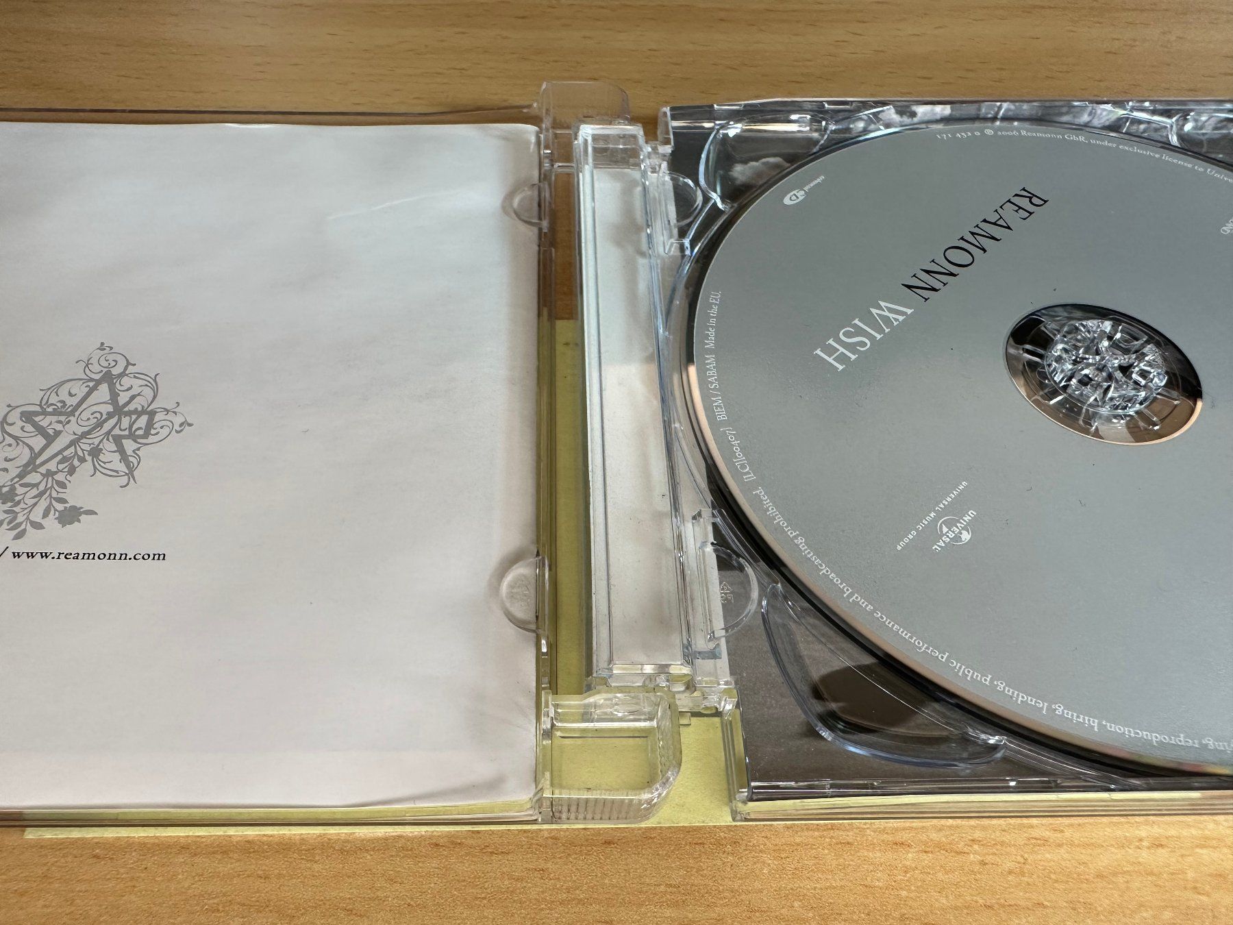 CDs: Reamonn – Wish – Gebraucht aus Rikon im Tösstal von Alpenmutz 2