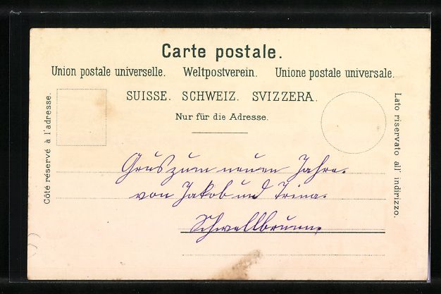 Cartoline postali: Litho Appenzell, Teilansicht von Süden, – Usato da Berlin venduto da bartko-reher 1