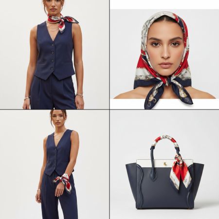 Celine Paris Tuch 47x47 cm Baumwolle