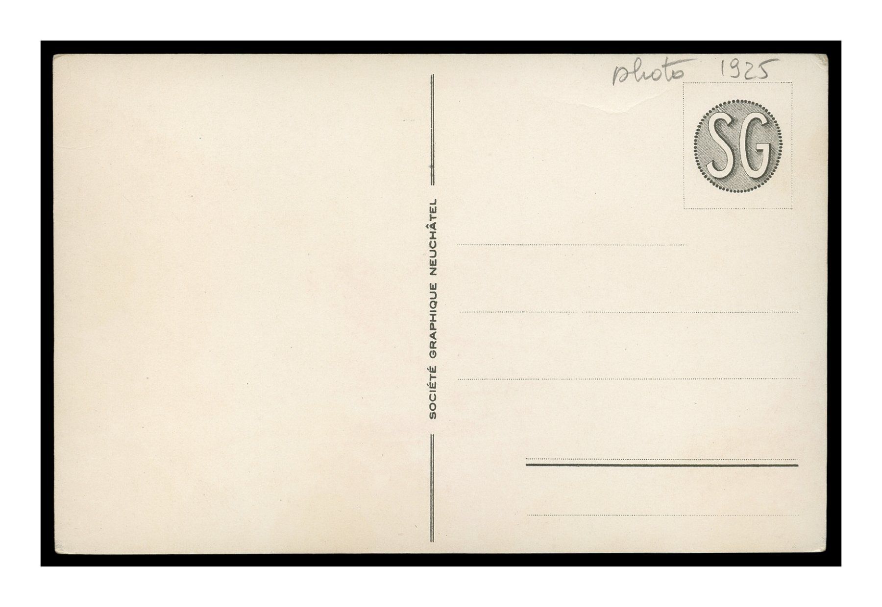 Cartoline postali: CANTINE DE PROZ ET RTE GD-ST-BERNARD - 1925 "Vue générale" – Usato da Onex venduto da gonsla01 1