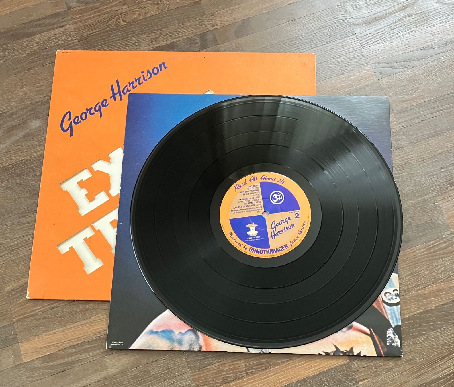 Dischi in vinile: GEORGE HARRISON - EXTRA TEXTURE – Usato da steffisburg venduto da Dstauffer 3