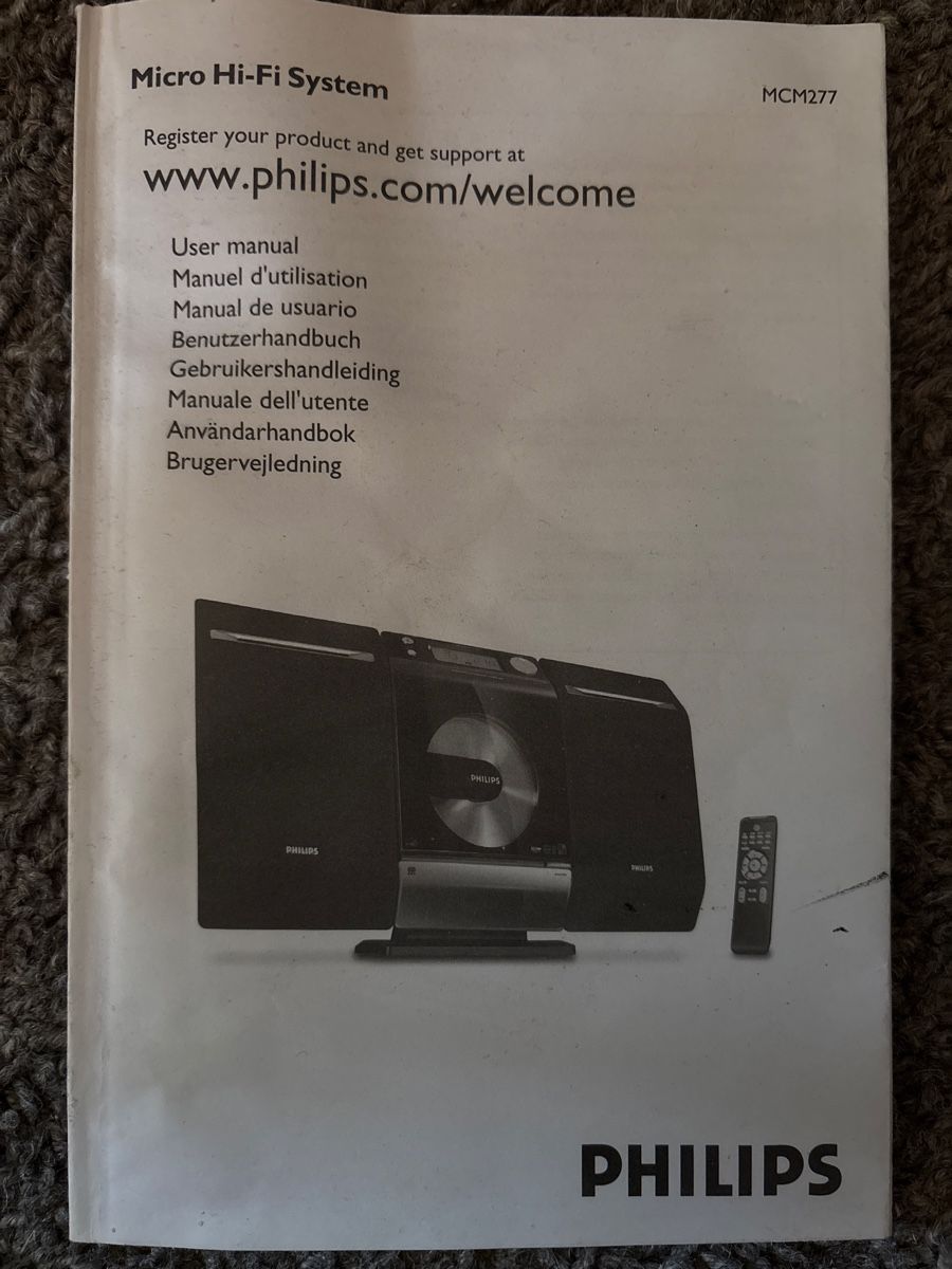 Philips Lettore multimediale & Streamer: Philips MCM277/12 - Micro chaîne Hi-Fi CD/MP3 + télécommande – Usato da Luzern venduto da Alwi24 4