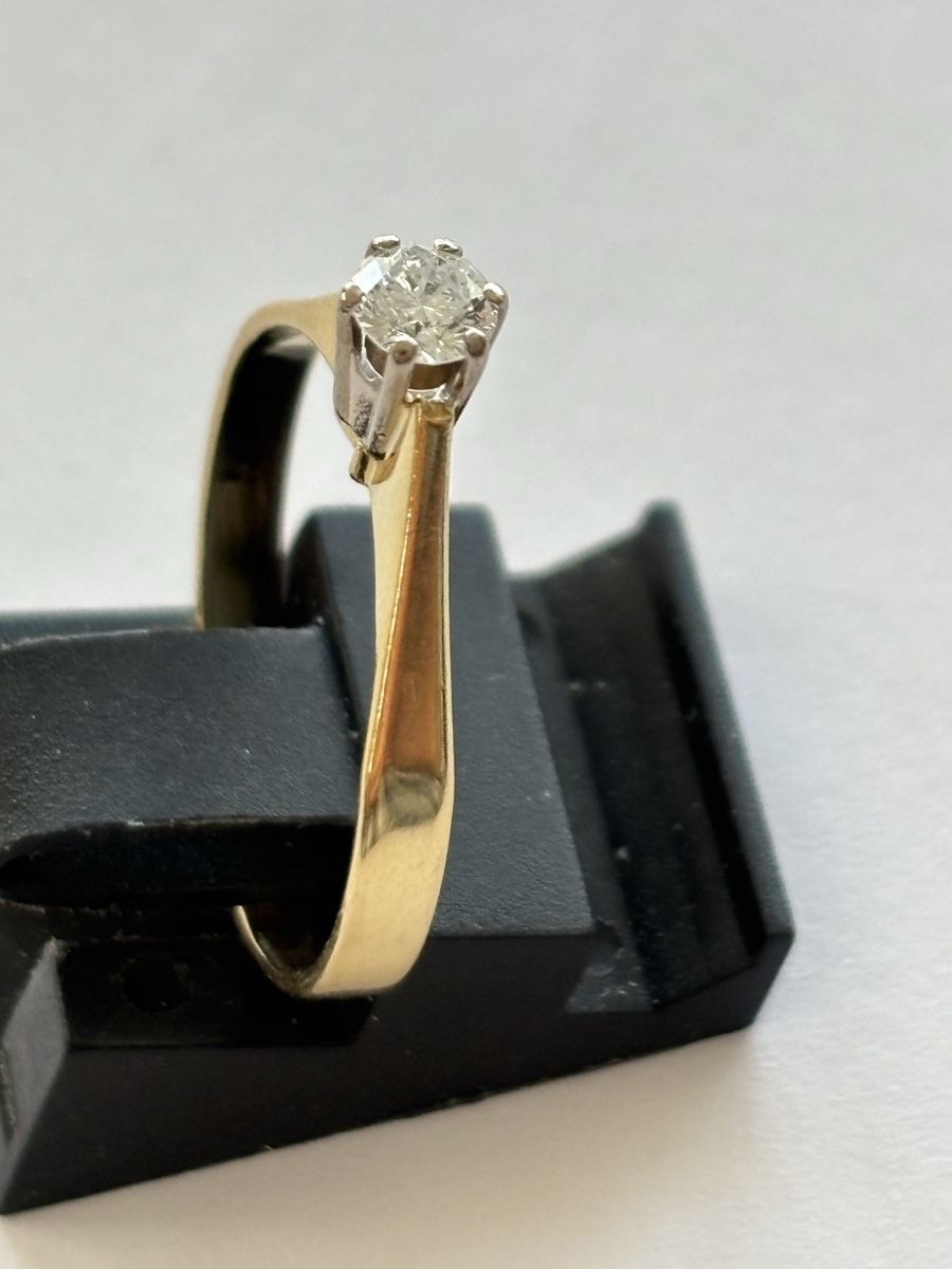 Ringe: Ring Gelbgold/Diamant 18 Karat – Gebraucht aus Langnau am Albis von flusspflege 3