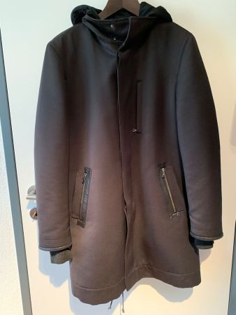 JOHN VARVATOS Parka Style Jacket, mit Leder (Rock style)