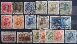 Luxemburg Official ex. Kat. 93-137 gest. 1915/26