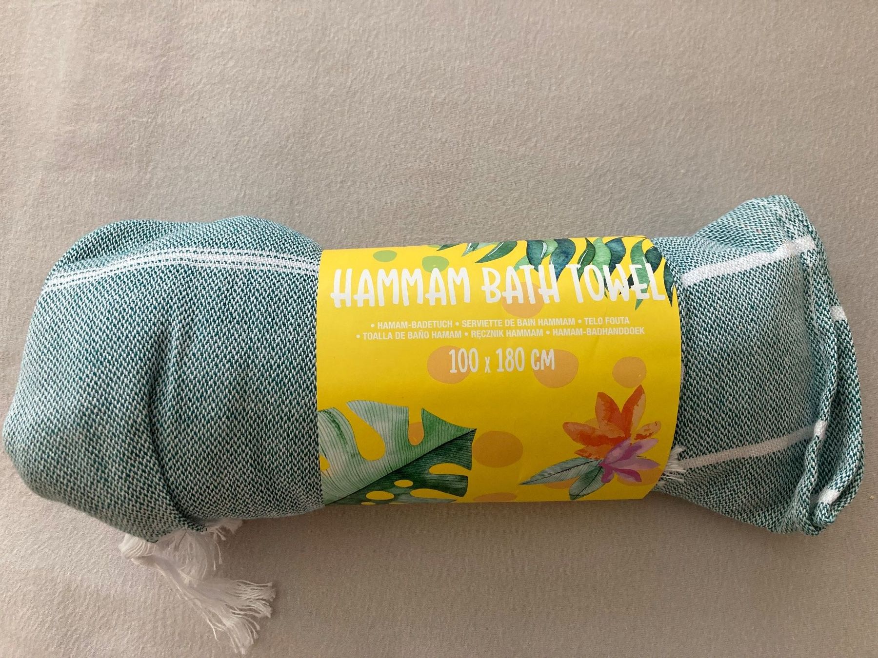 Coop Teli da bagno: Hammam Badetuch  ** NEU ** – Nuovo e nell'imballaggio originale da Zofingen venduto da Zofi2