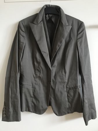 Veste élégante MaxMara, taille 38, taupe, double boutonnage