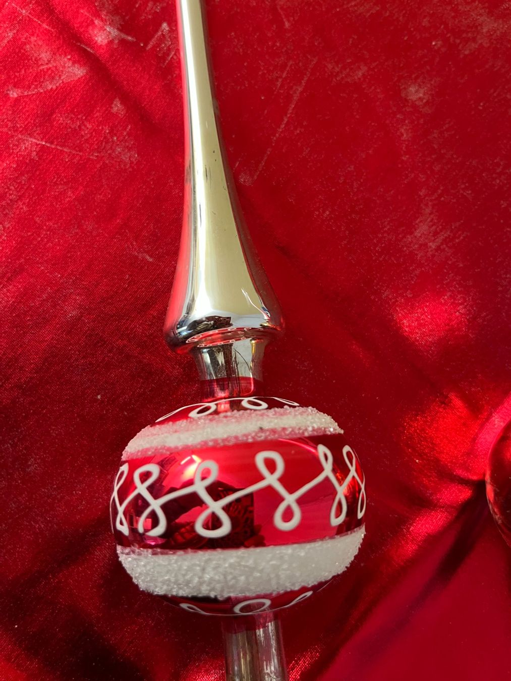 Tutte le decorazioni: 2 Christbaumspitzen , alt und selten – Usato da Beinwil am See venduto da Angelena 1