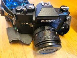 Ricoh SLX 50 analog Spiegelreflexkamera mit Objektiv, TOP!