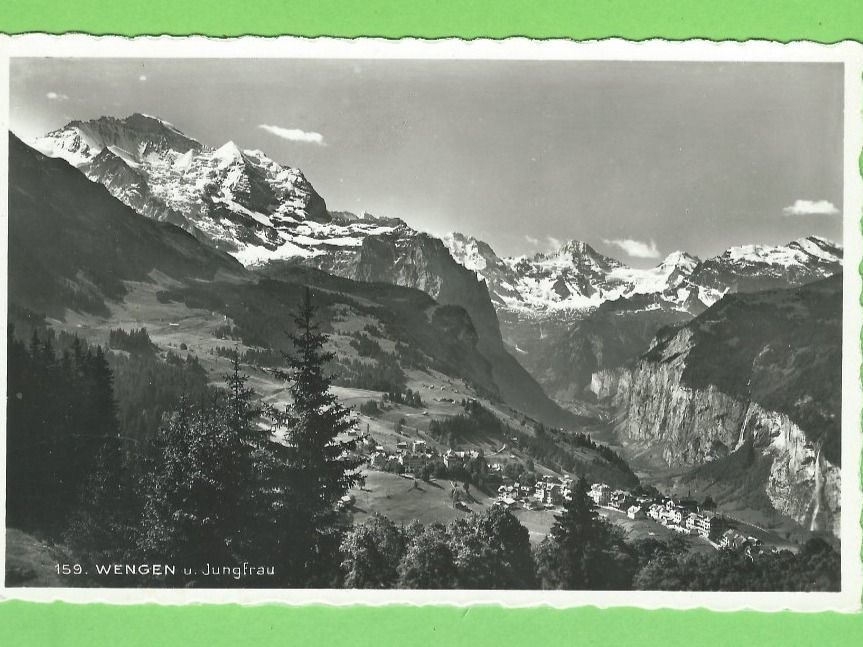 Cartoline postali: Wengen u. Jungfrau – Usato da Zürich venduto da t24_de