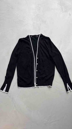 Gilet noir et blanc, taille S