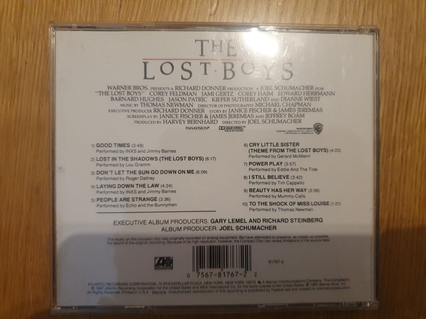 CD: CD Soundtrack "The Lost Boys" – Usato da Altendorf venduto da pascalMuenchen 1