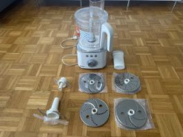 Küchenmaschine Tur Mix weiss mit Zubehör