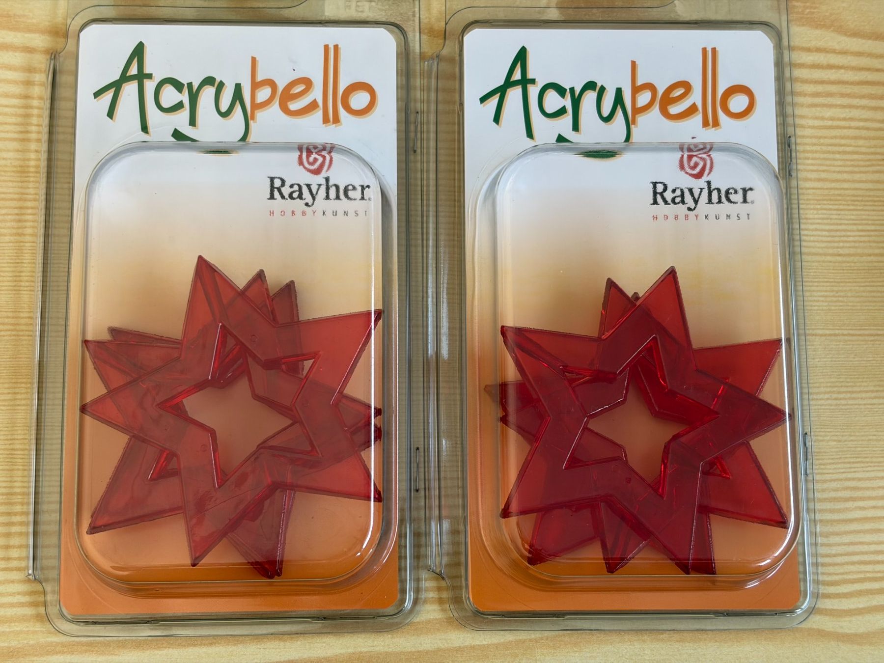 Tutte le decorazioni: Acrybello - Sterne – Nuovo e nell'imballaggio originale da Orpund venduto da Shivatiger 1