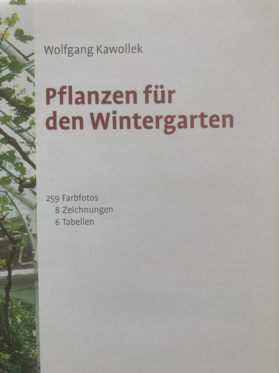 Bücher: Pflanzen für den Wintergarten – Gebraucht aus Zürich von 000rk 1