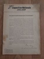 ​Brochure Vintage Landi 39 / Expo Nationale 1939