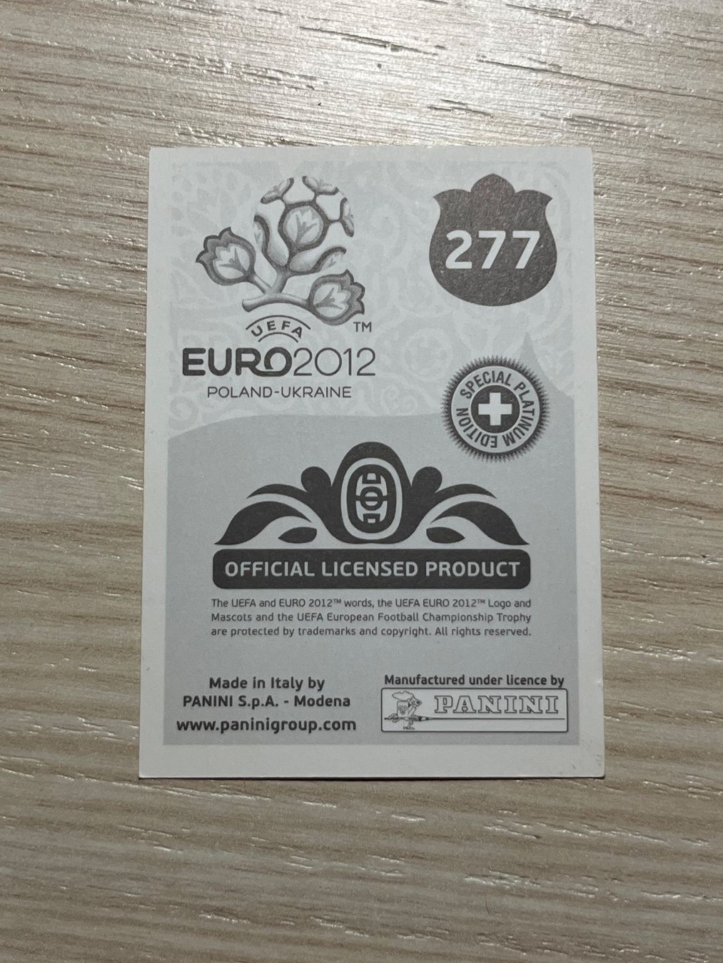 Panini Carte collezionabili: UEFA Euro 2012 Panini Sticker – Nuovo (secondo la descrizione) da Näfels venduto da dom_9p7f 3